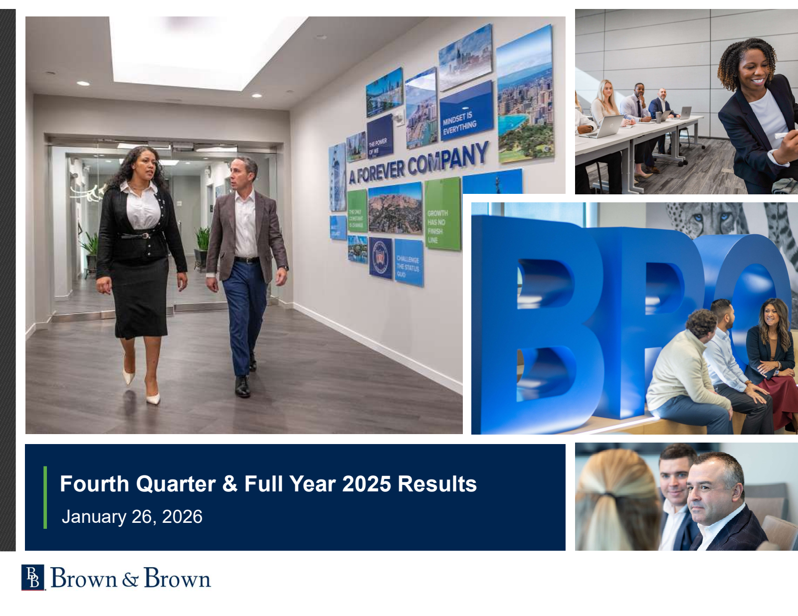 Brown & Brown's Q4 2025 Slide Deck