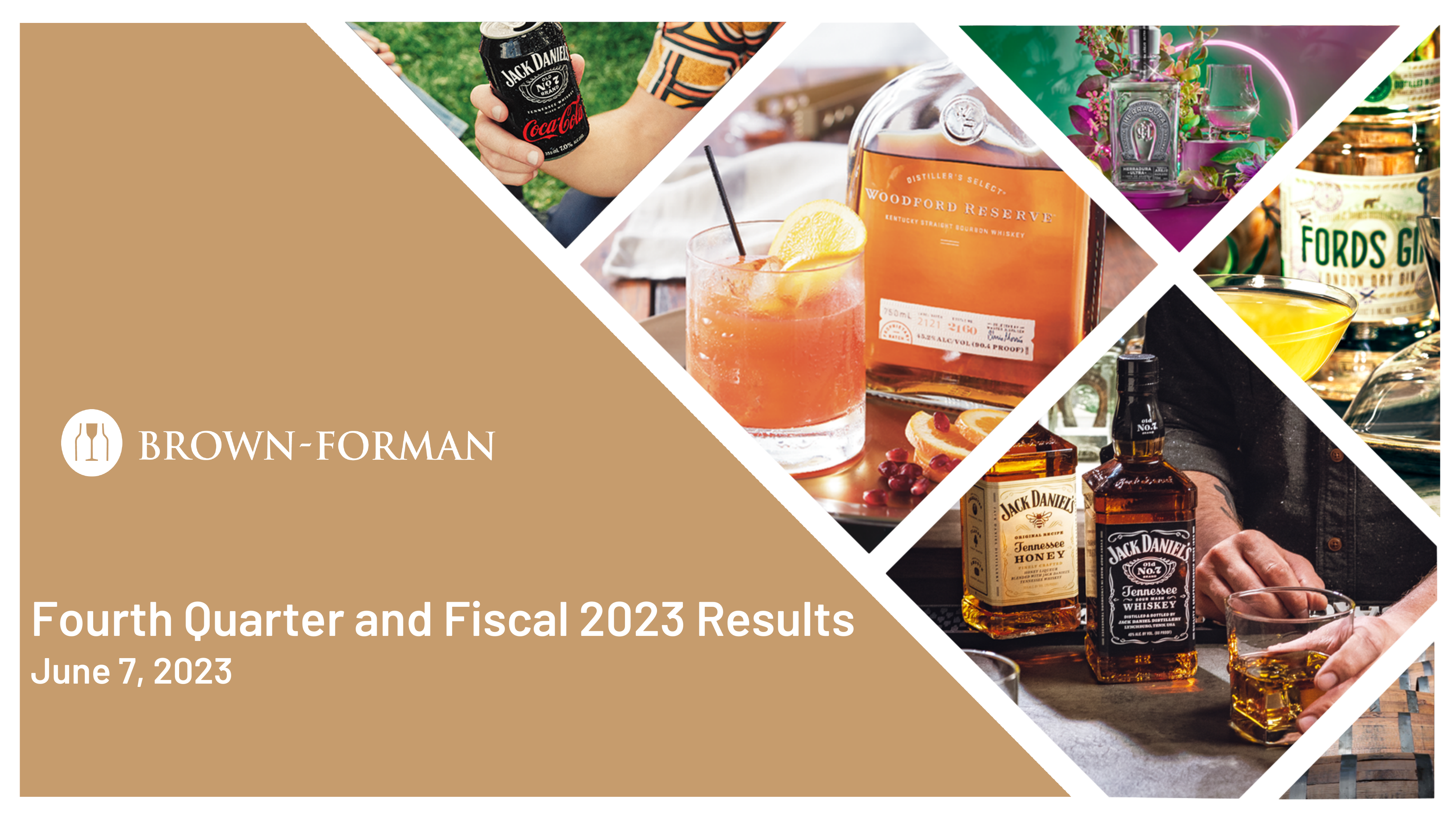 Brown-Forman's Q4 2023 Slide Deck