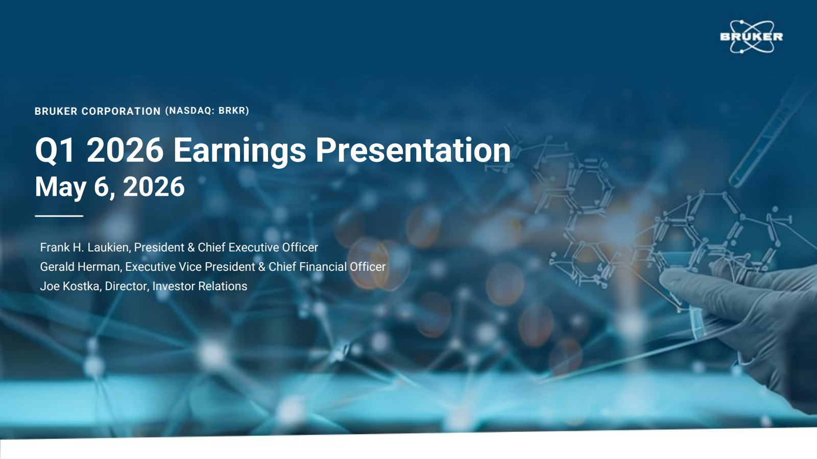 Bruker's Q1 2026 Slide Deck