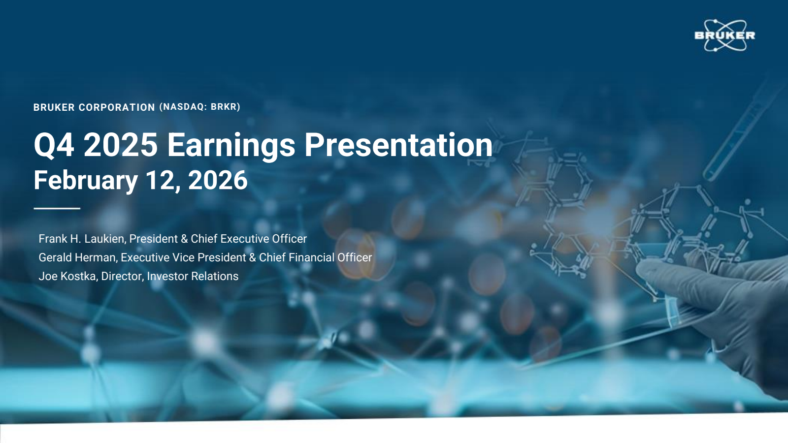 Bruker's Q4 2025 Slide Deck