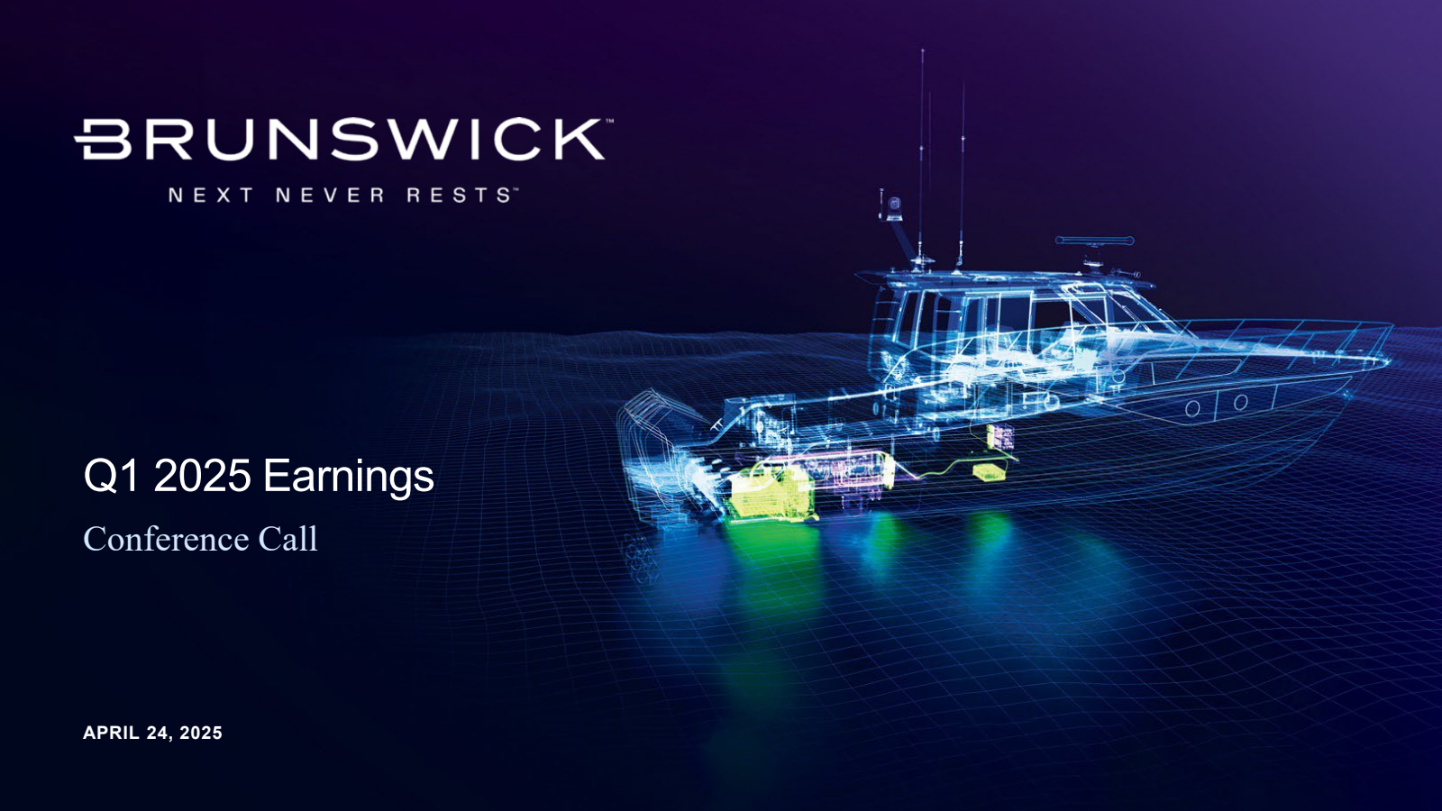 Brunswick's Q1 2025 Slide Deck