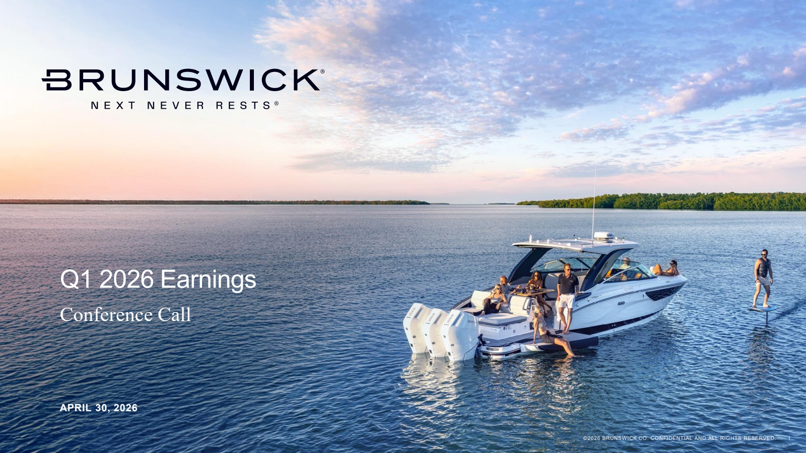 Brunswick's Q1 2026 Slide Deck