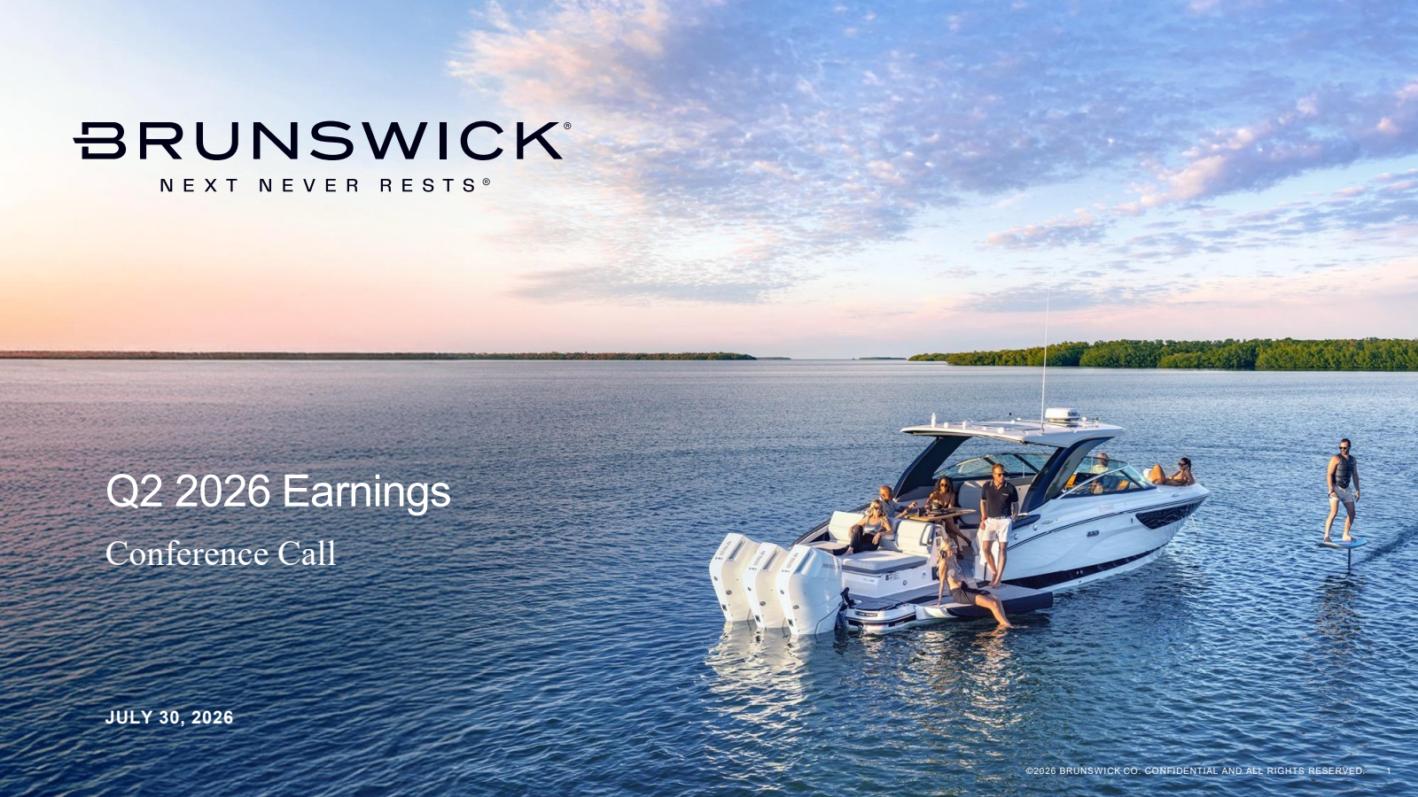 Brunswick's Q2 2026 Slide Deck