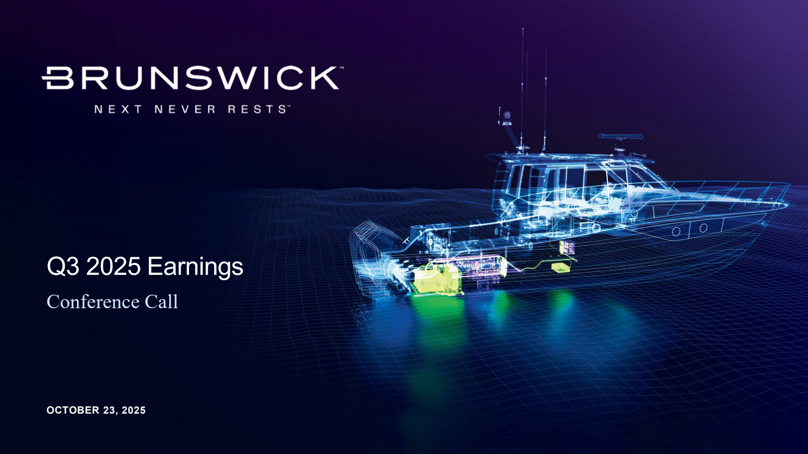 Brunswick's Q3 2025 Slide Deck
