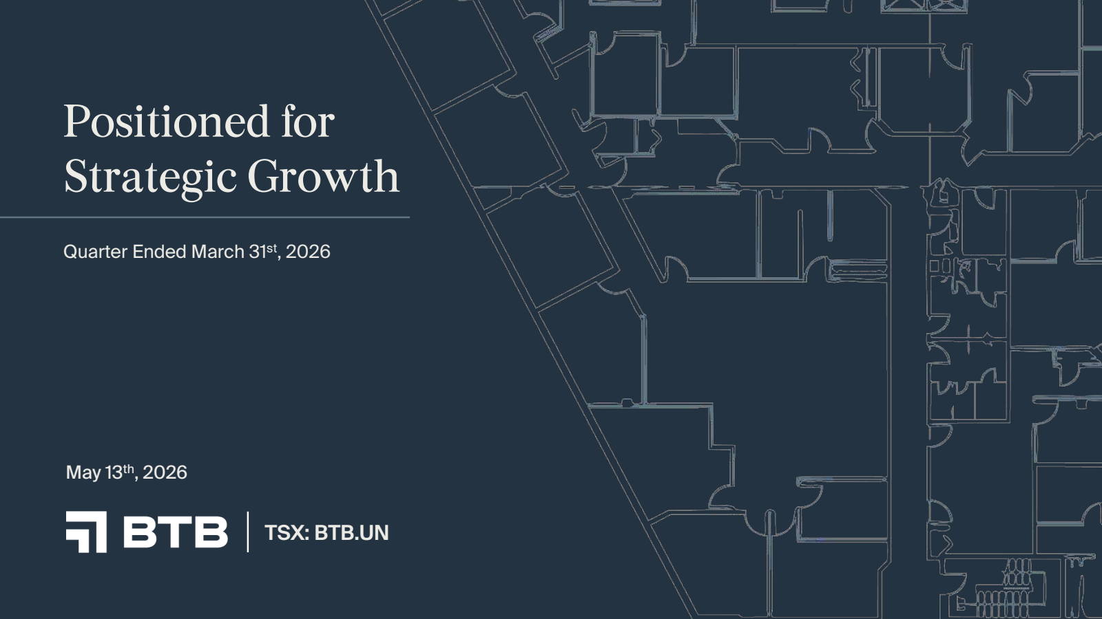 BTB Real Estate Investment Trust's Q1 2026 Slide Deck