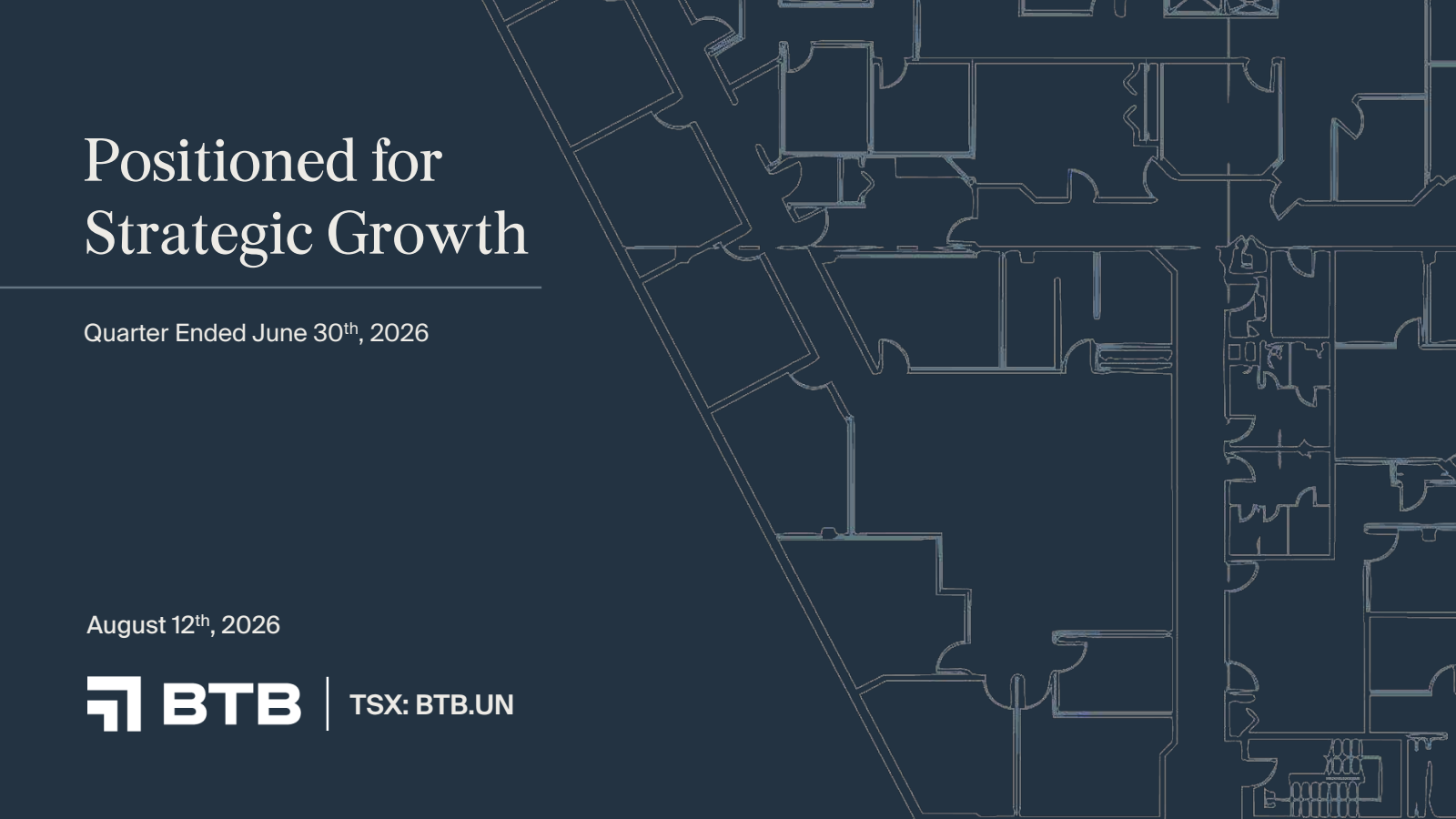 BTB Real Estate Investment Trust's Q2 2026 Slide Deck