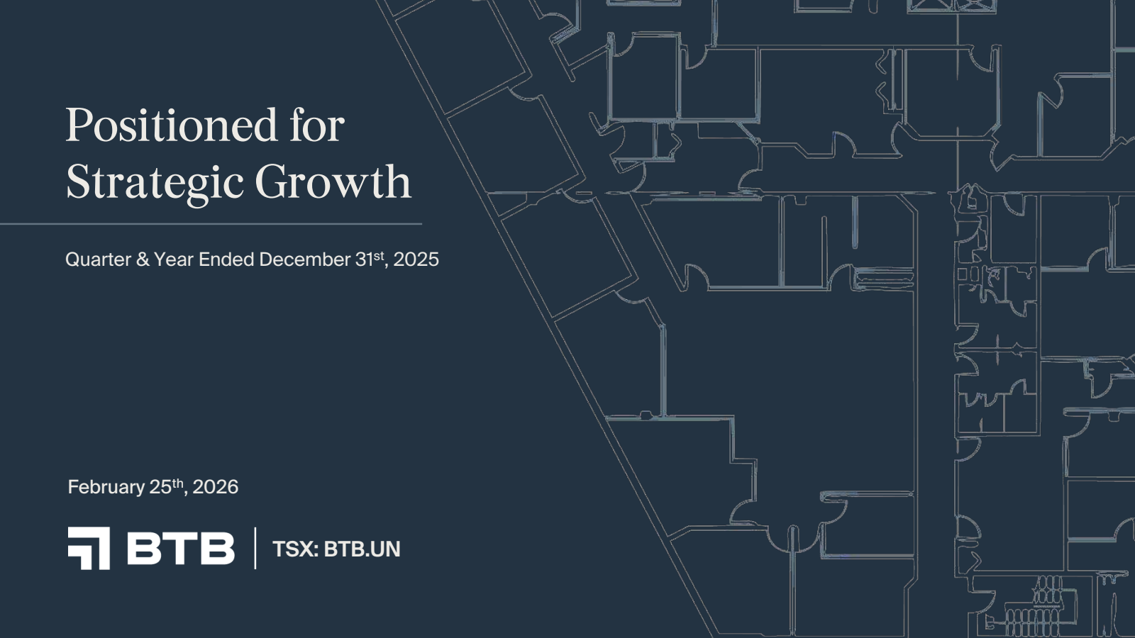 BTB Real Estate Investment Trust's Q4 2025 Slide Deck