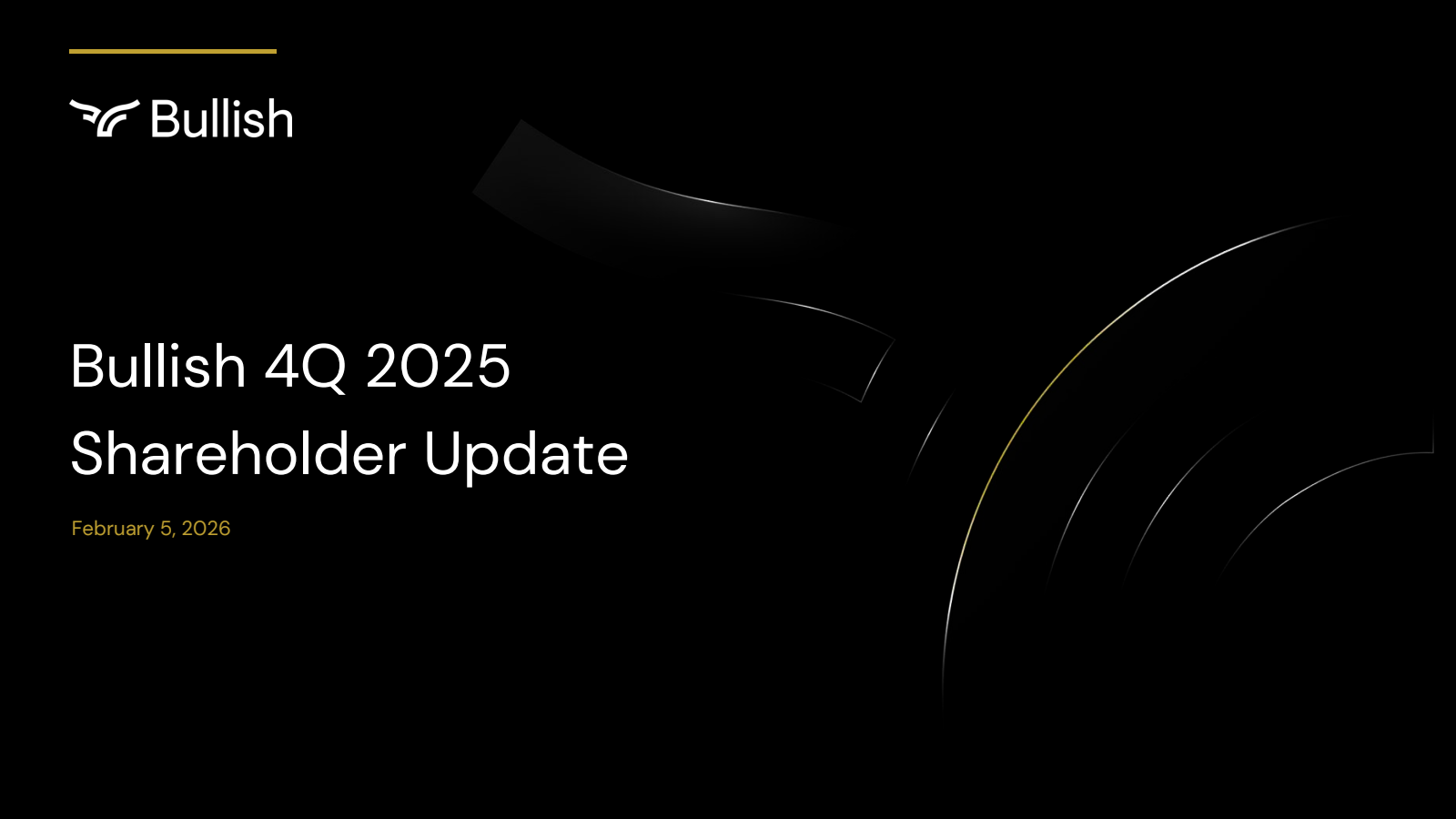 Bullish's Q4 2025 Slide Deck