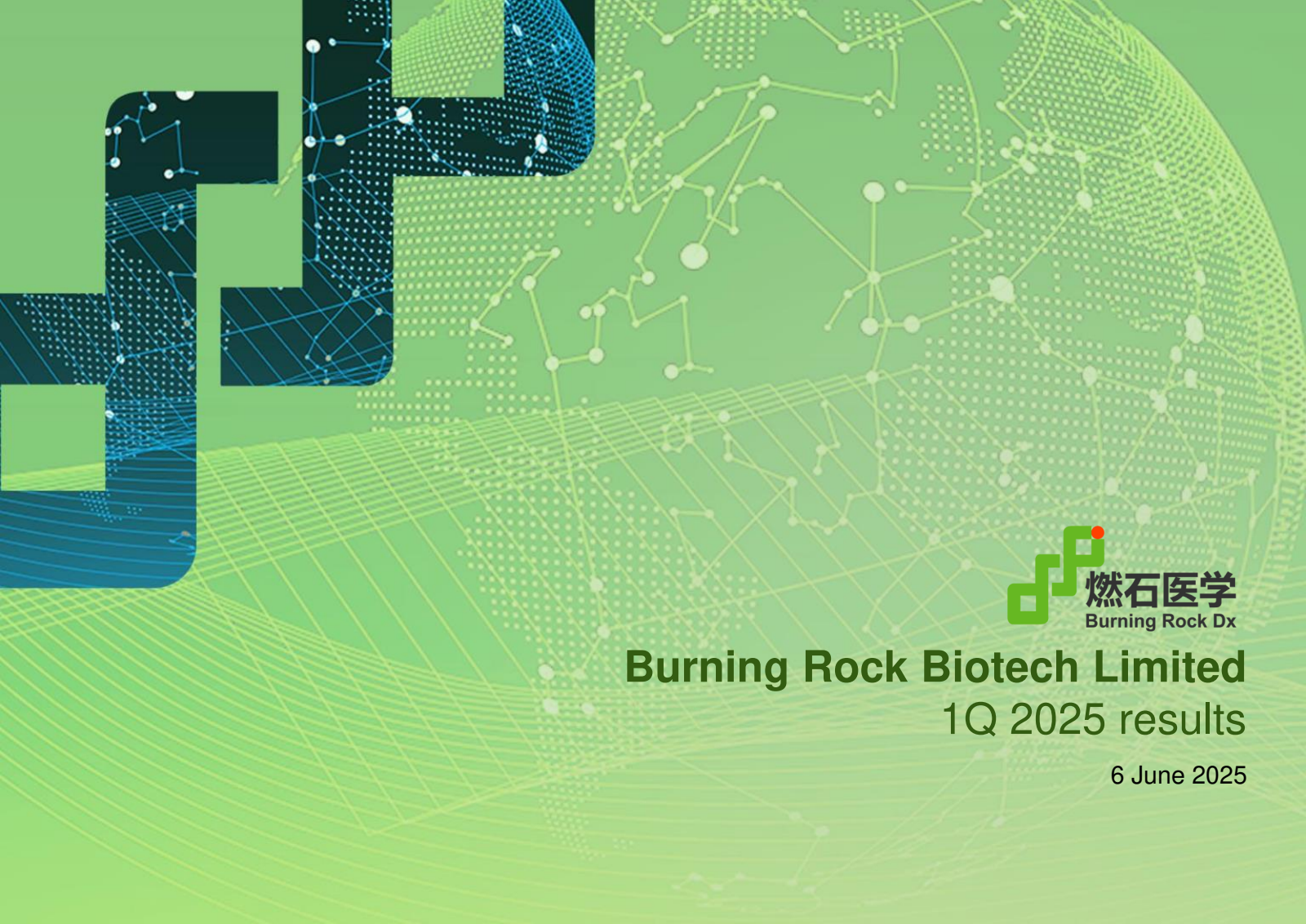 Burning Rock Biotech's Q1 2025 Slide Deck