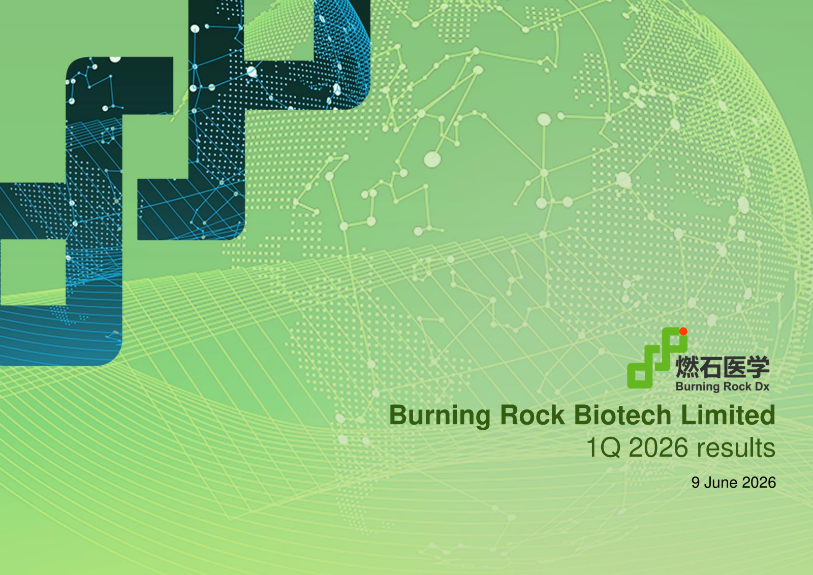 Burning Rock Biotech's Q1 2026 Slide Deck