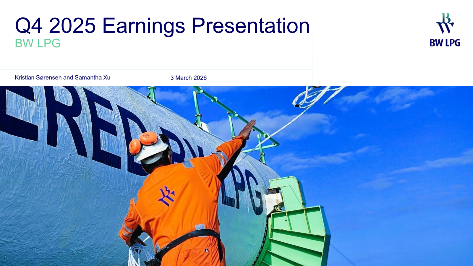 BW LPG's Q4 2025 Slide Deck