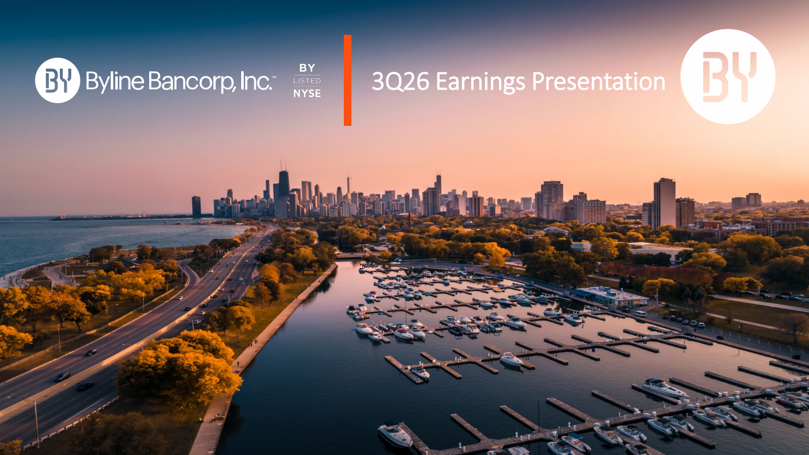 Byline Bancorp's Q3 2026 Slide Deck