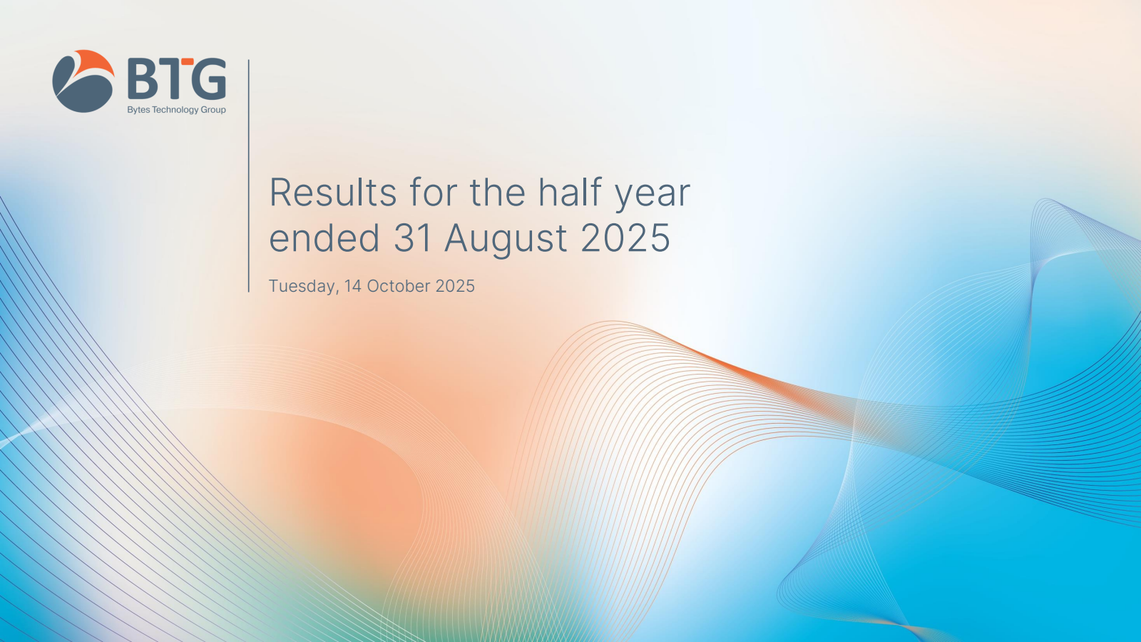 Bytes Technology Group's H1 2026 Slide Deck