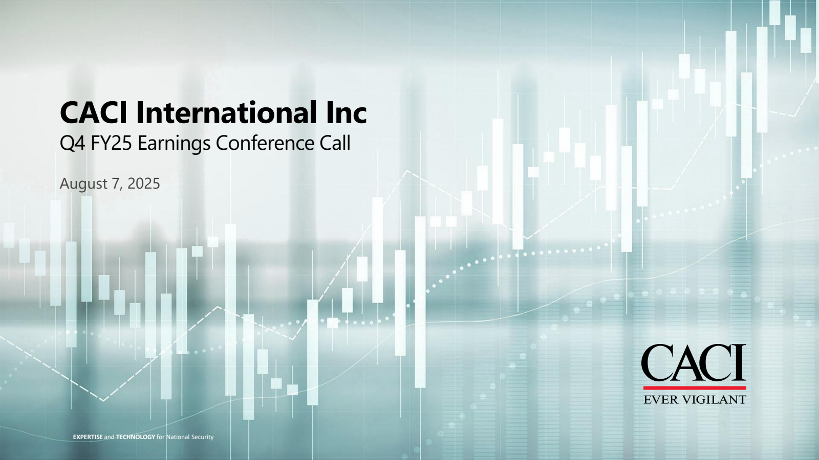CACI International's Q4 2025 Slide Deck
