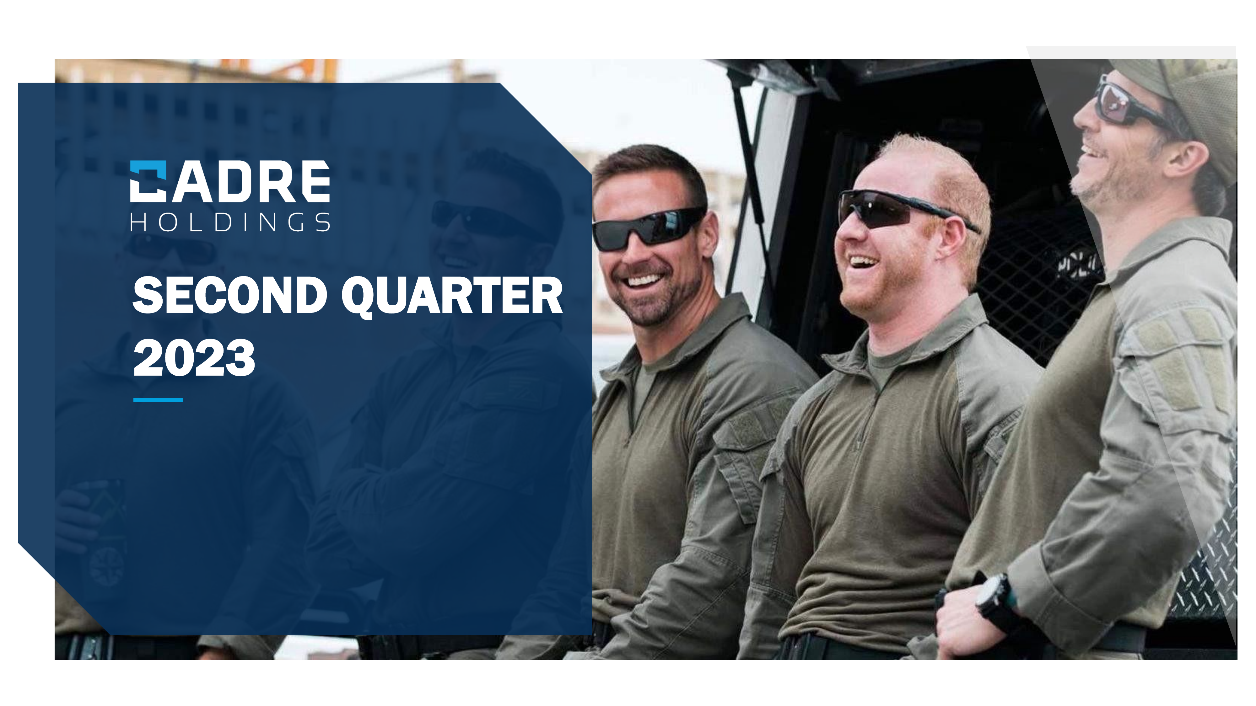 Cadre's Q2 2023 Slide Deck
