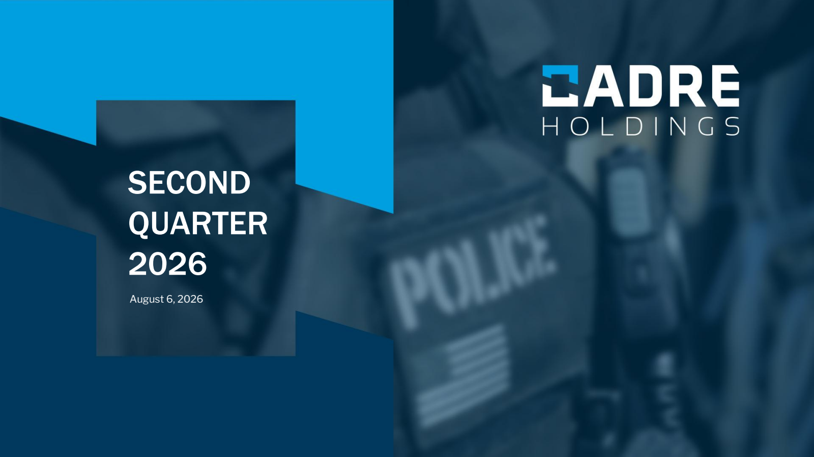 Cadre's Q2 2026 Slide Deck