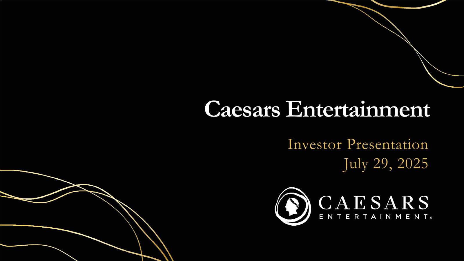 Caesars Entertainment's Q2 2025 Slide Deck