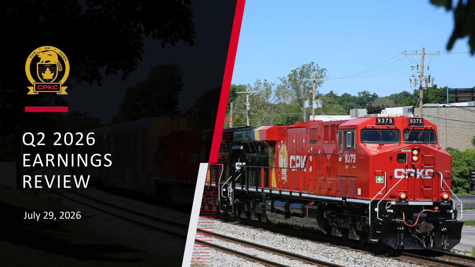 Canadian Pacific Kansas City's Q2 2026 Slide Deck