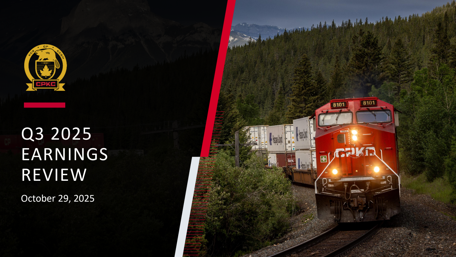 Canadian Pacific Kansas City's Q3 2025 Slide Deck
