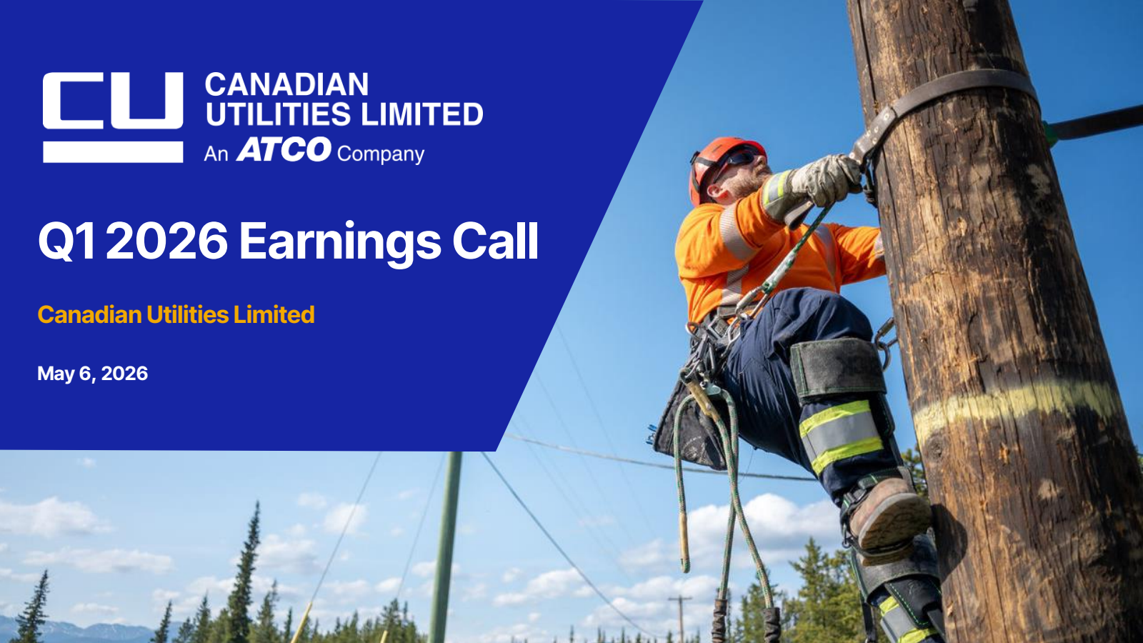 Canadian Utilities' Q1 2026 Slide Deck