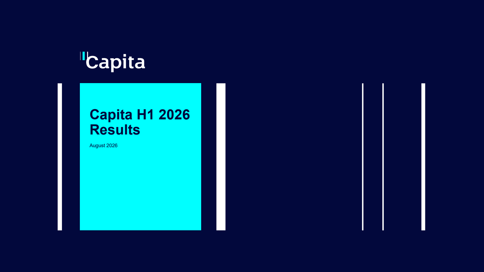 Capita's H1 2026 Slide Deck