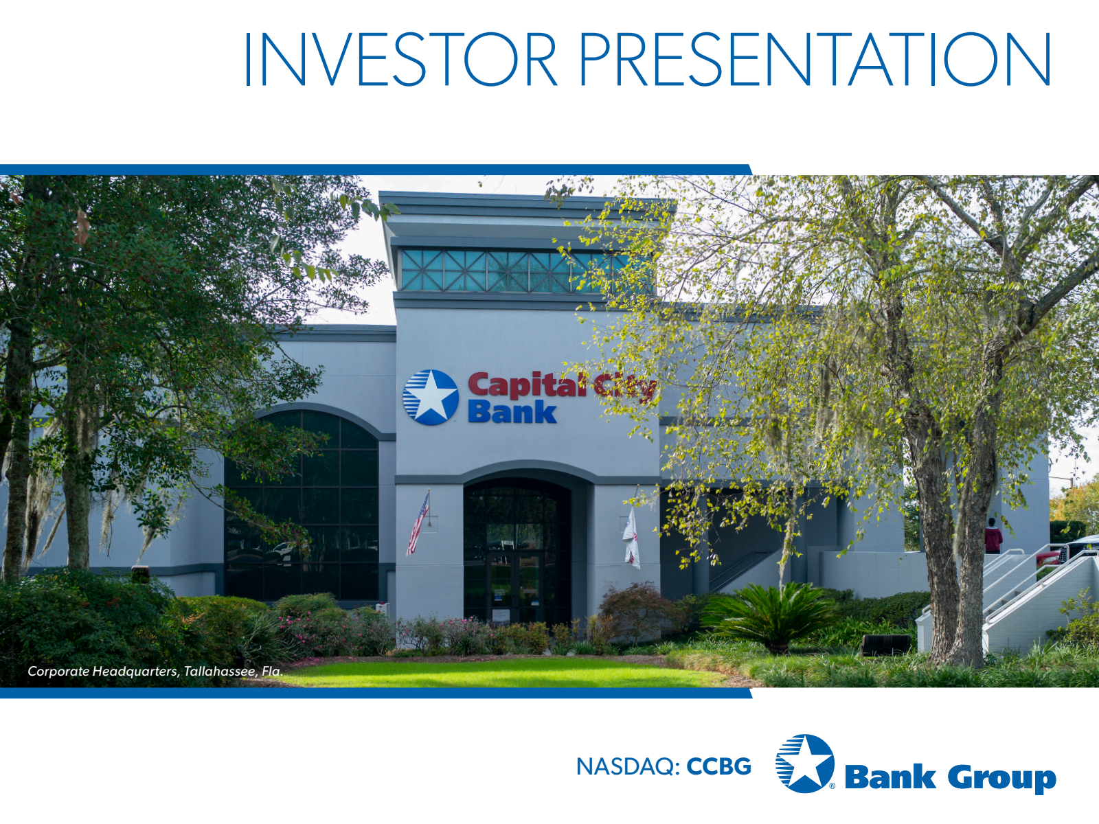 Capital City Bank Group's Q2 2024 Slide Deck
