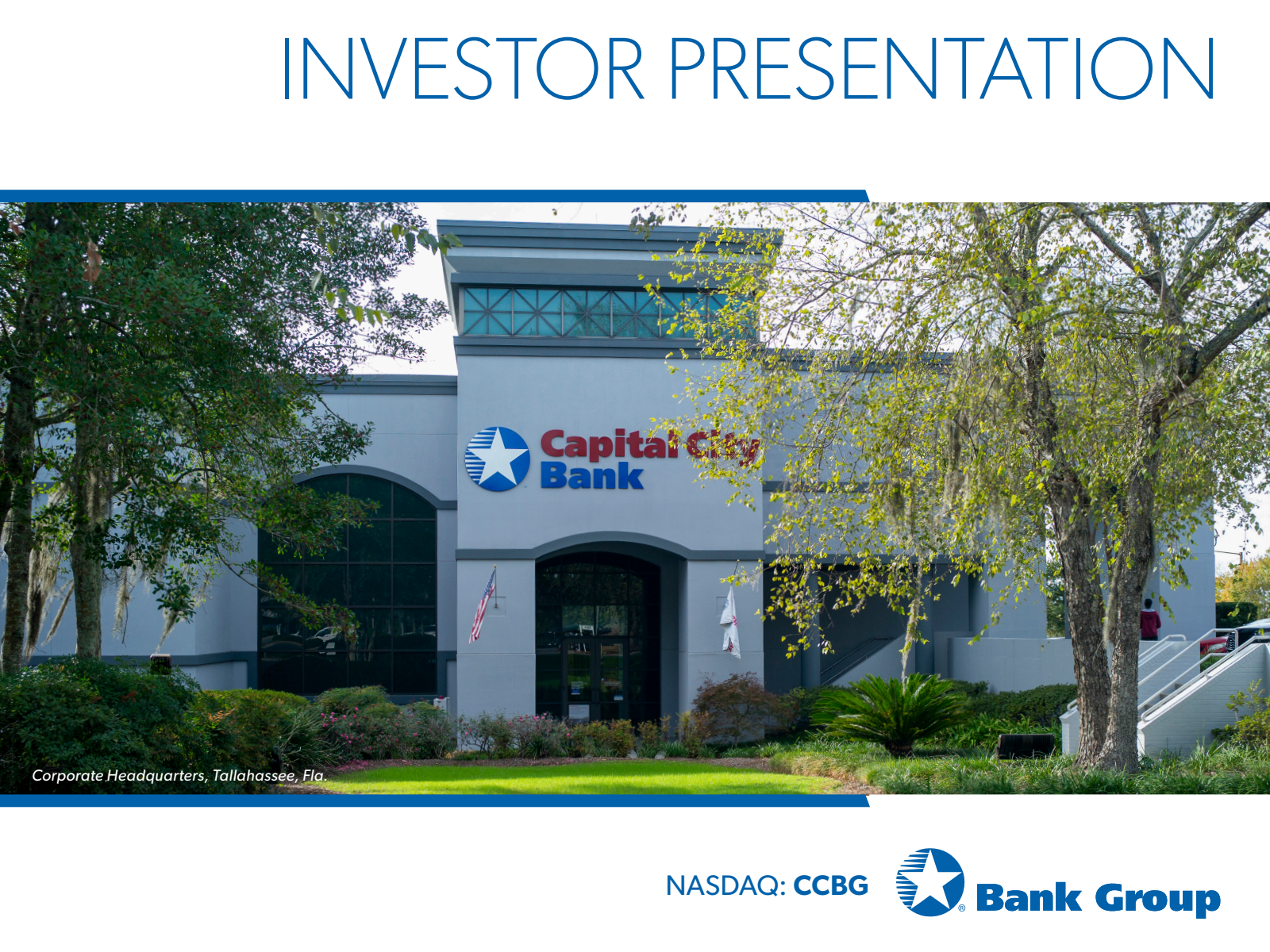 Capital City Bank Group's Q4 2024 Slide Deck