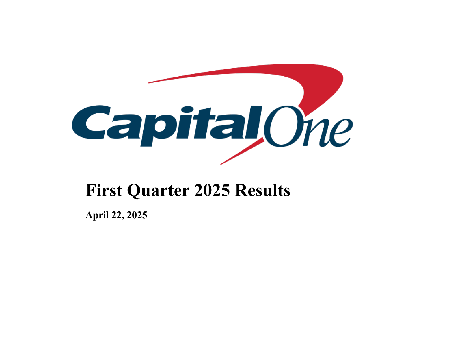 Capital One Financial (COF) Earnings Date and Reports 2025