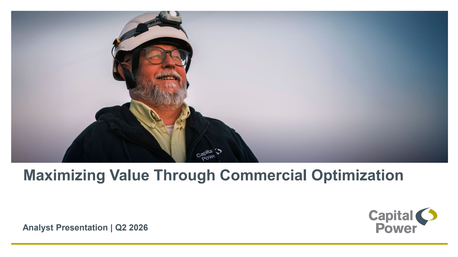 Capital Power's Q2 2026 Slide Deck
