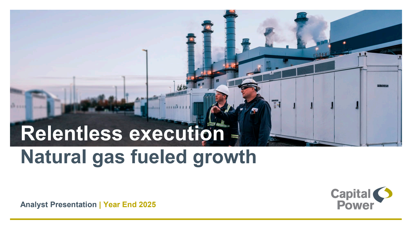 Capital Power's Q4 2025 Slide Deck