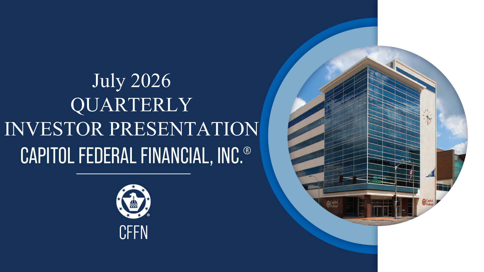Capitol Federal Financial's Q3 2026 Slide Deck