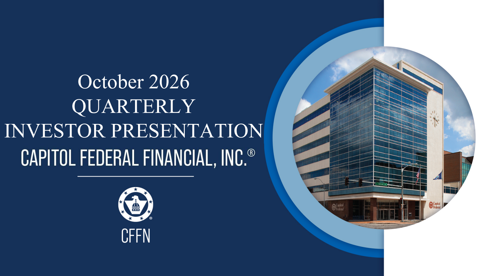 Capitol Federal Financial's Q4 2026 Slide Deck