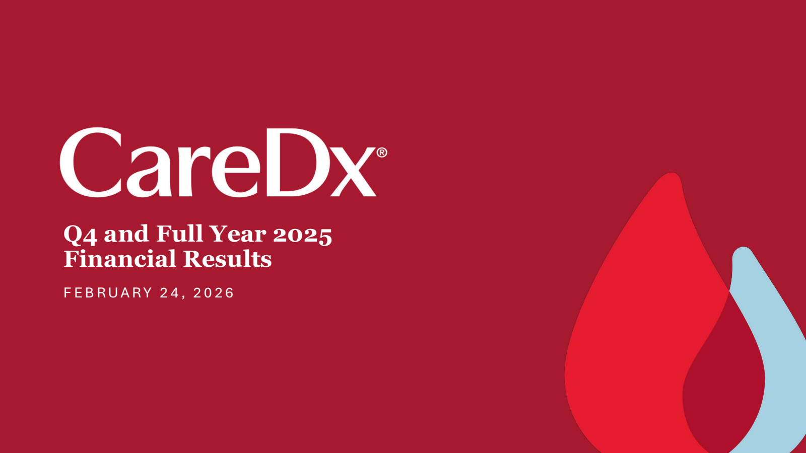 CareDx's Q4 2025 Slide Deck