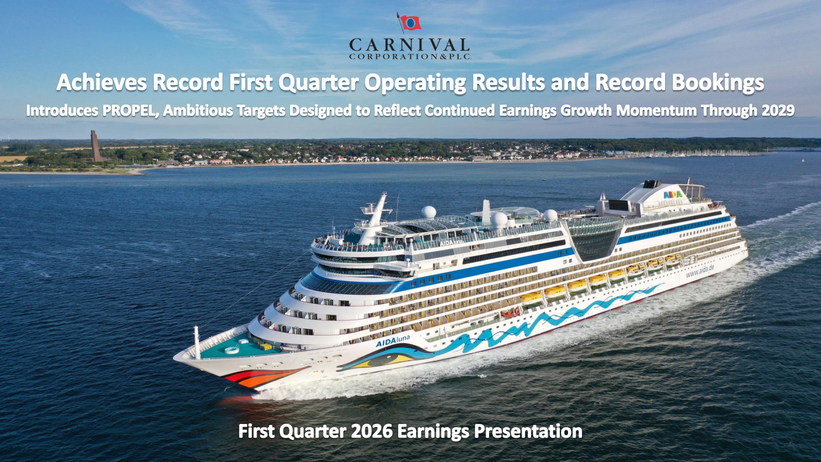 Carnival's Q1 2026 Slide Deck
