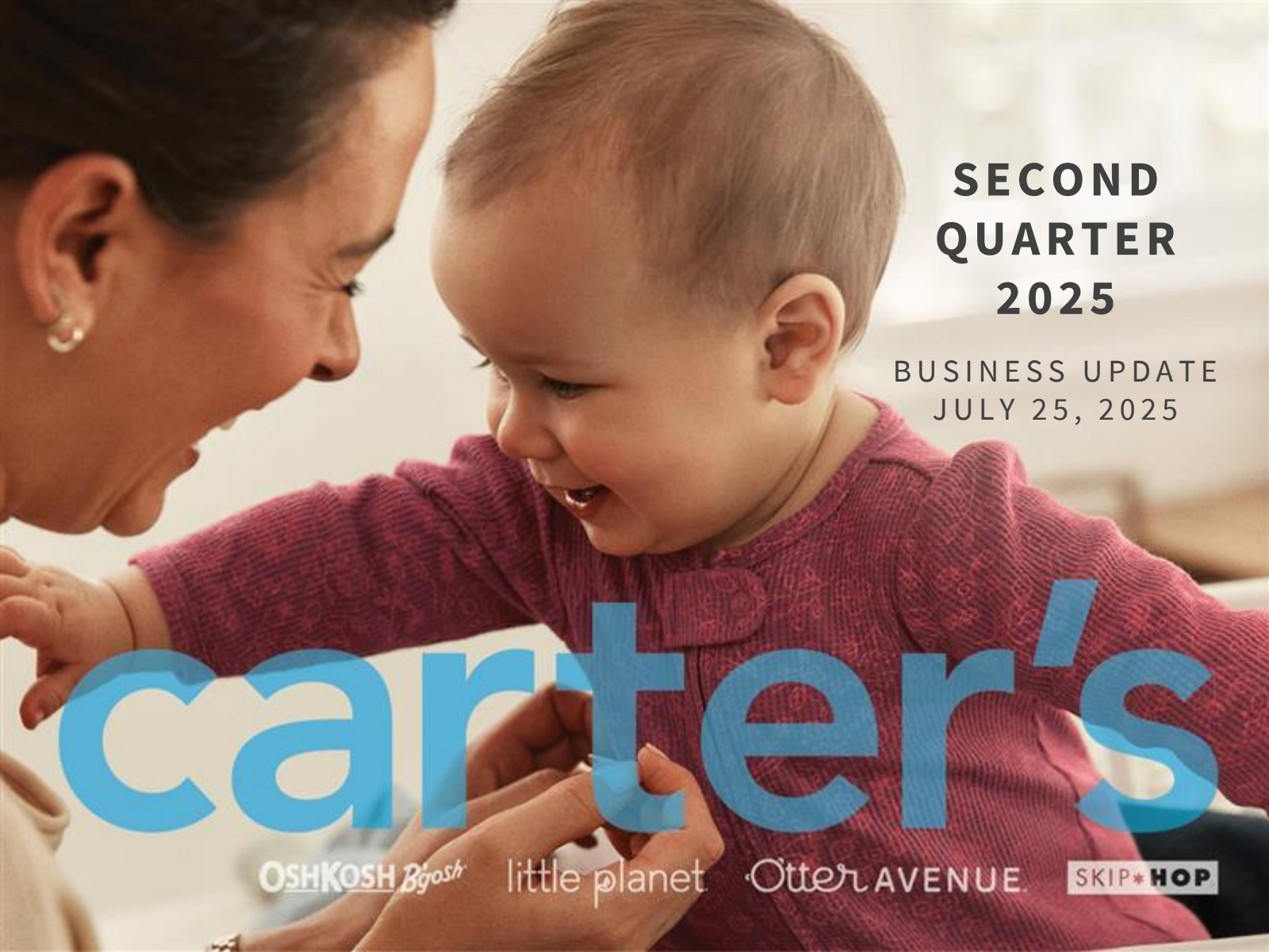Carter's' Q2 2025 Slide Deck