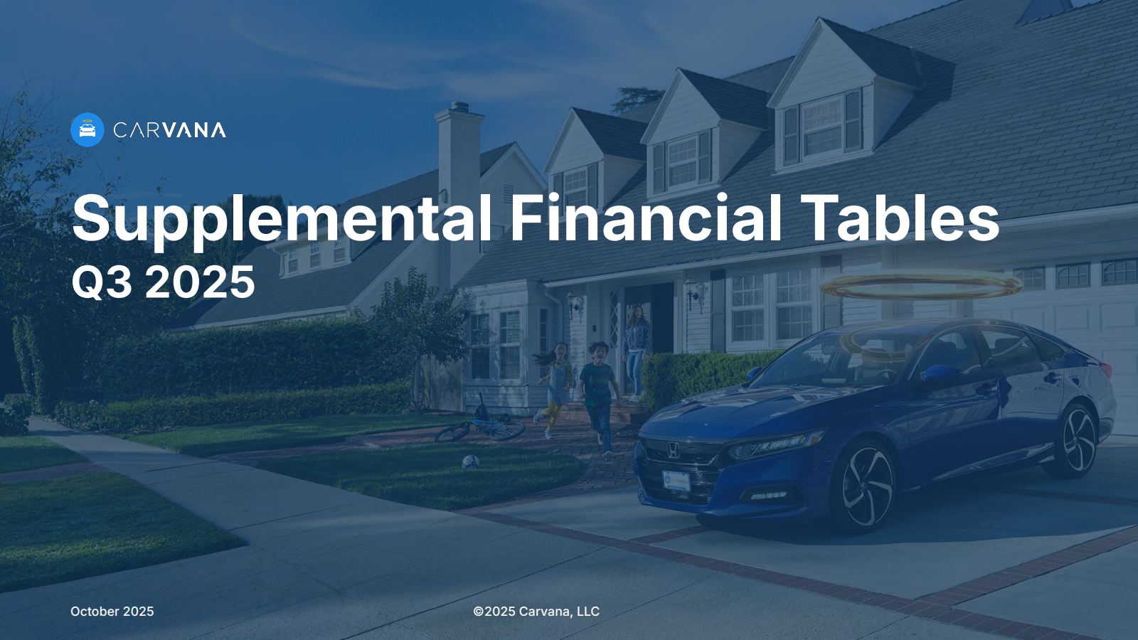 Carvana's Q3 2025 Slide Deck