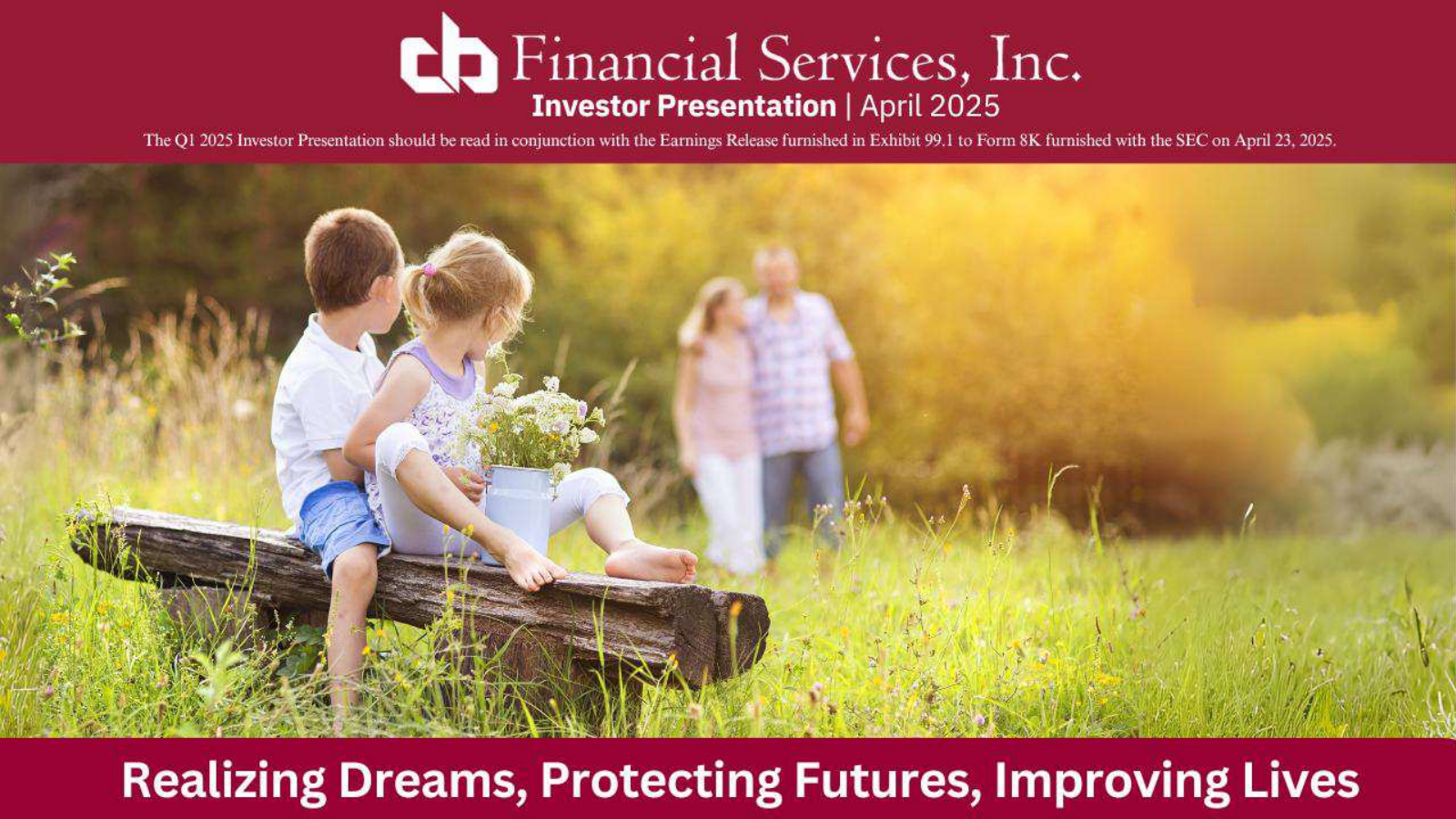 CB Financial Services' Q1 2025 Slide Deck