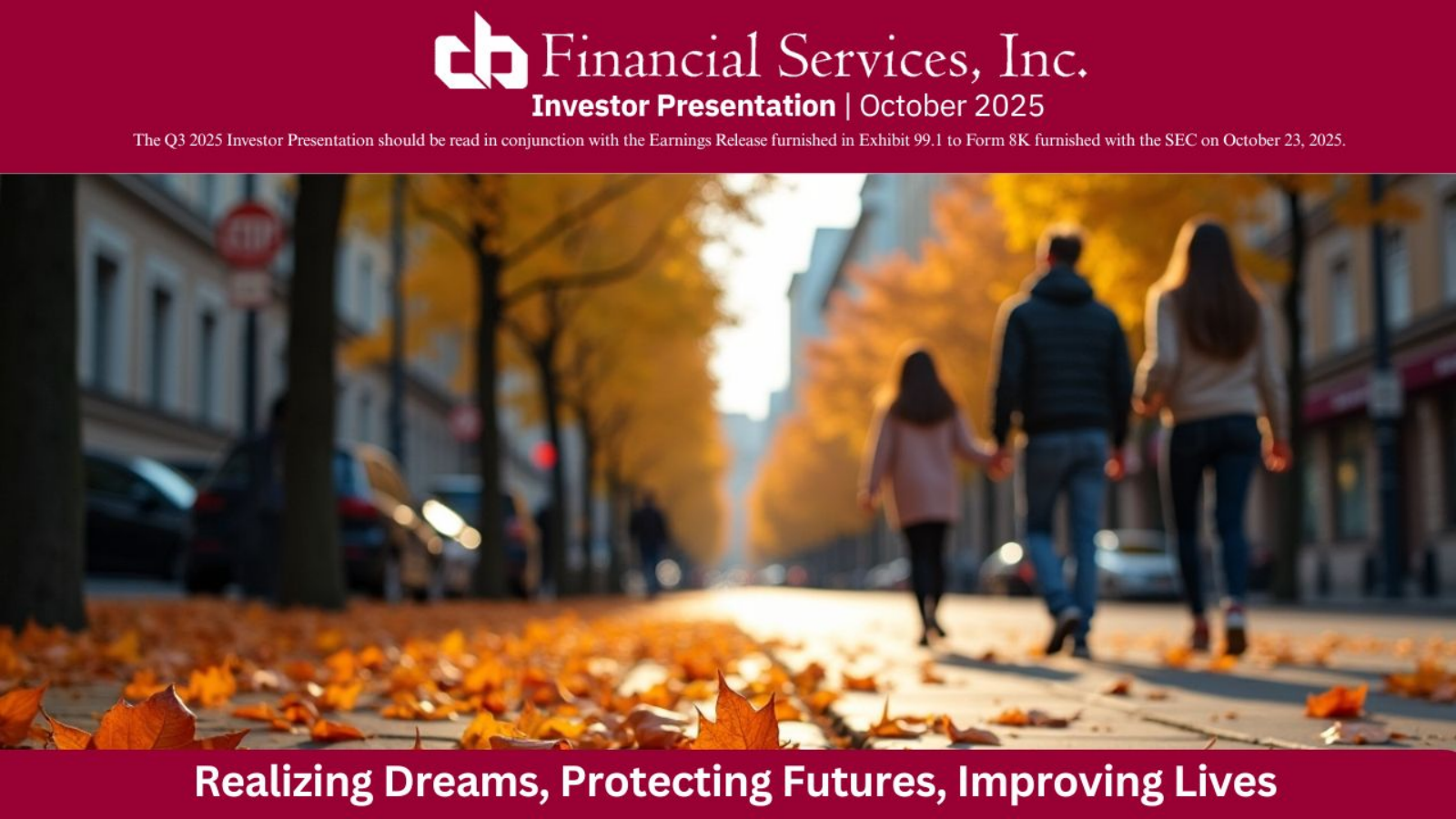 CB Financial Services' Q3 2025 Slide Deck