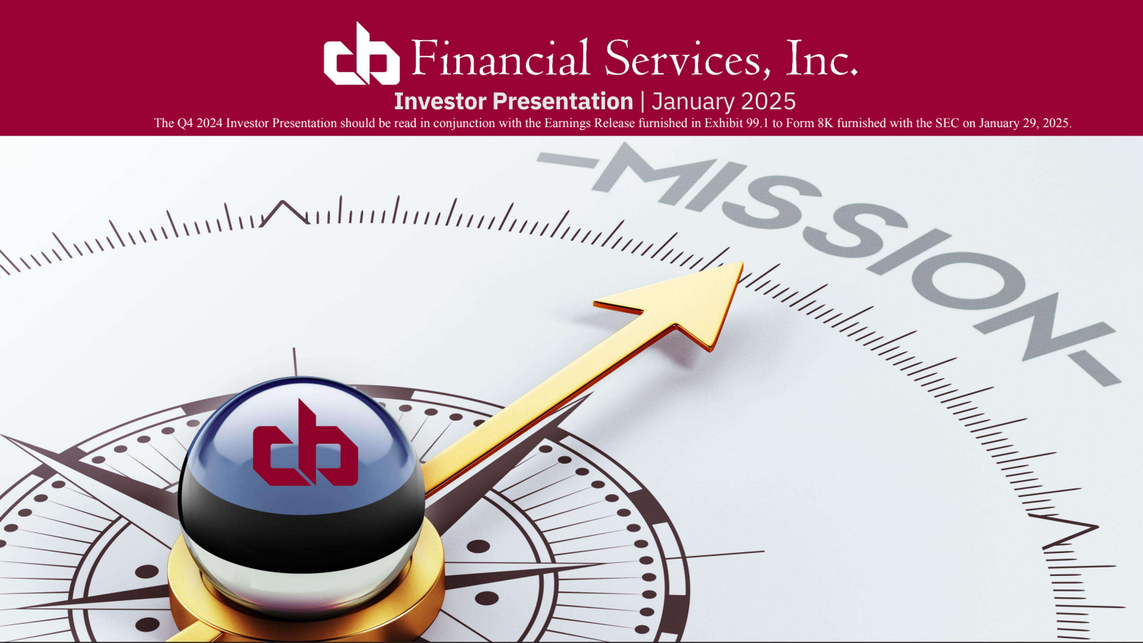 CB Financial Services' Q4 2024 Slide Deck