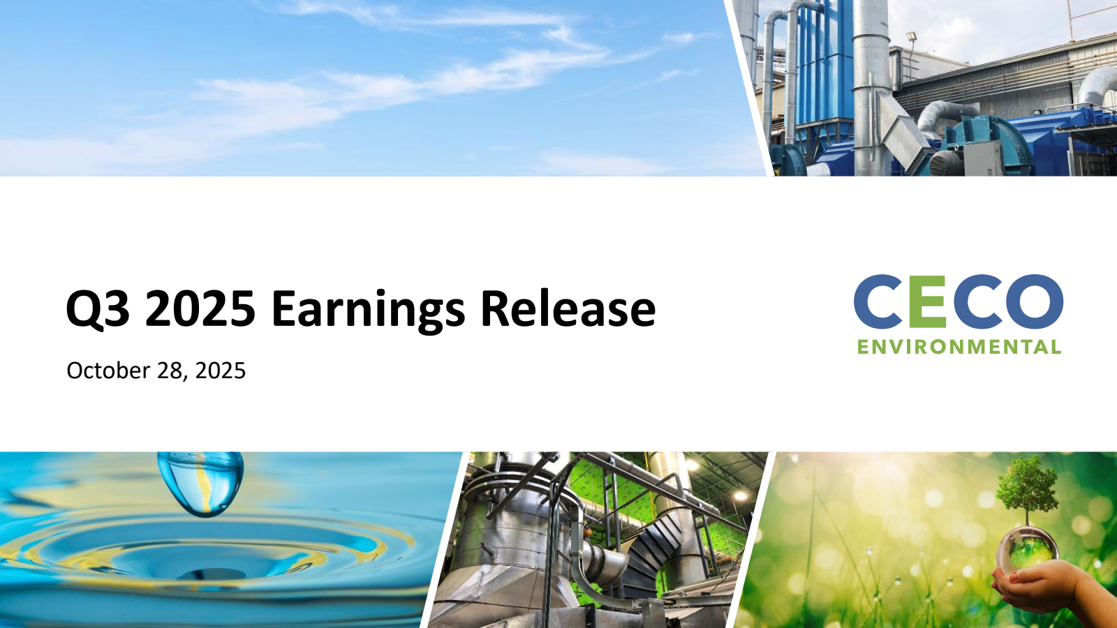 CECO Environmental's Q3 2025 Slide Deck