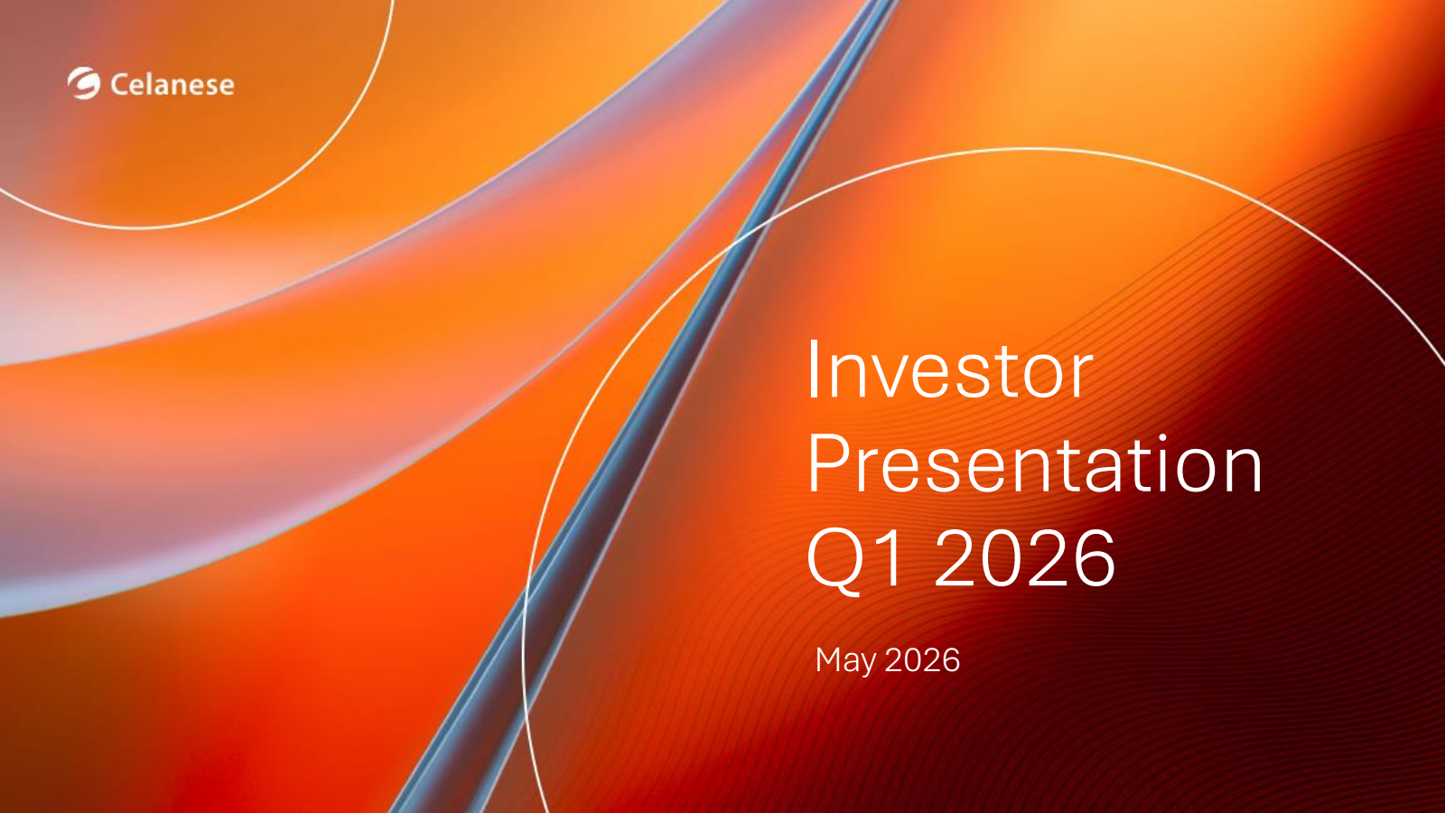 Celanese's Q1 2026 Slide Deck
