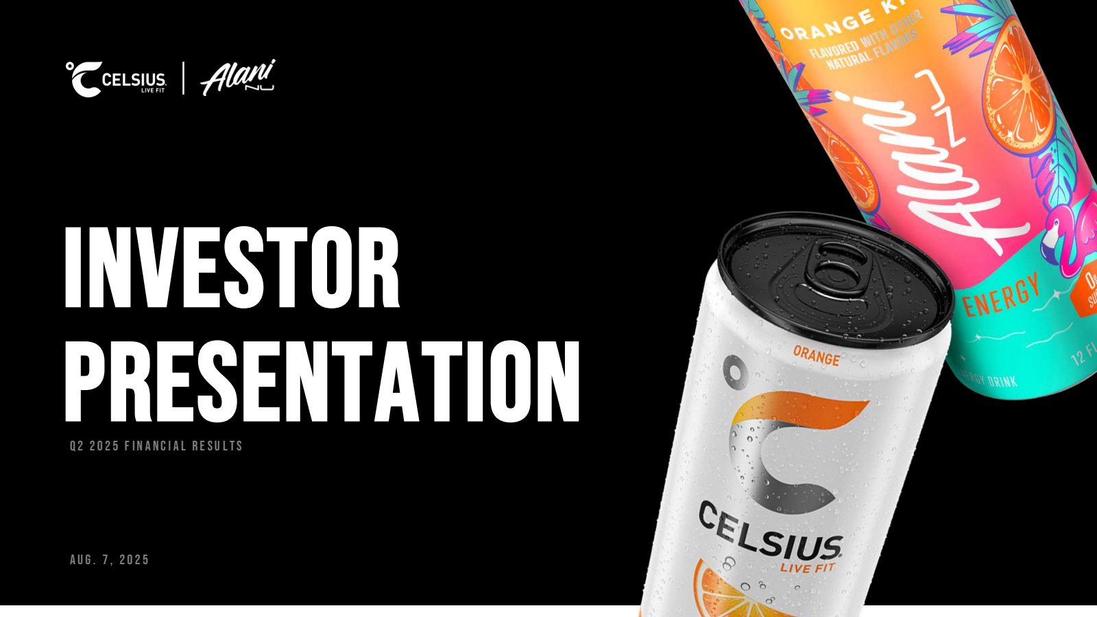 Celsius' Q2 2025 Slide Deck