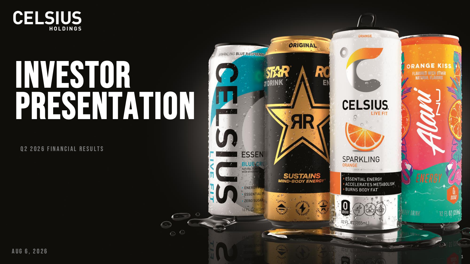 Celsius' Q2 2026 Slide Deck