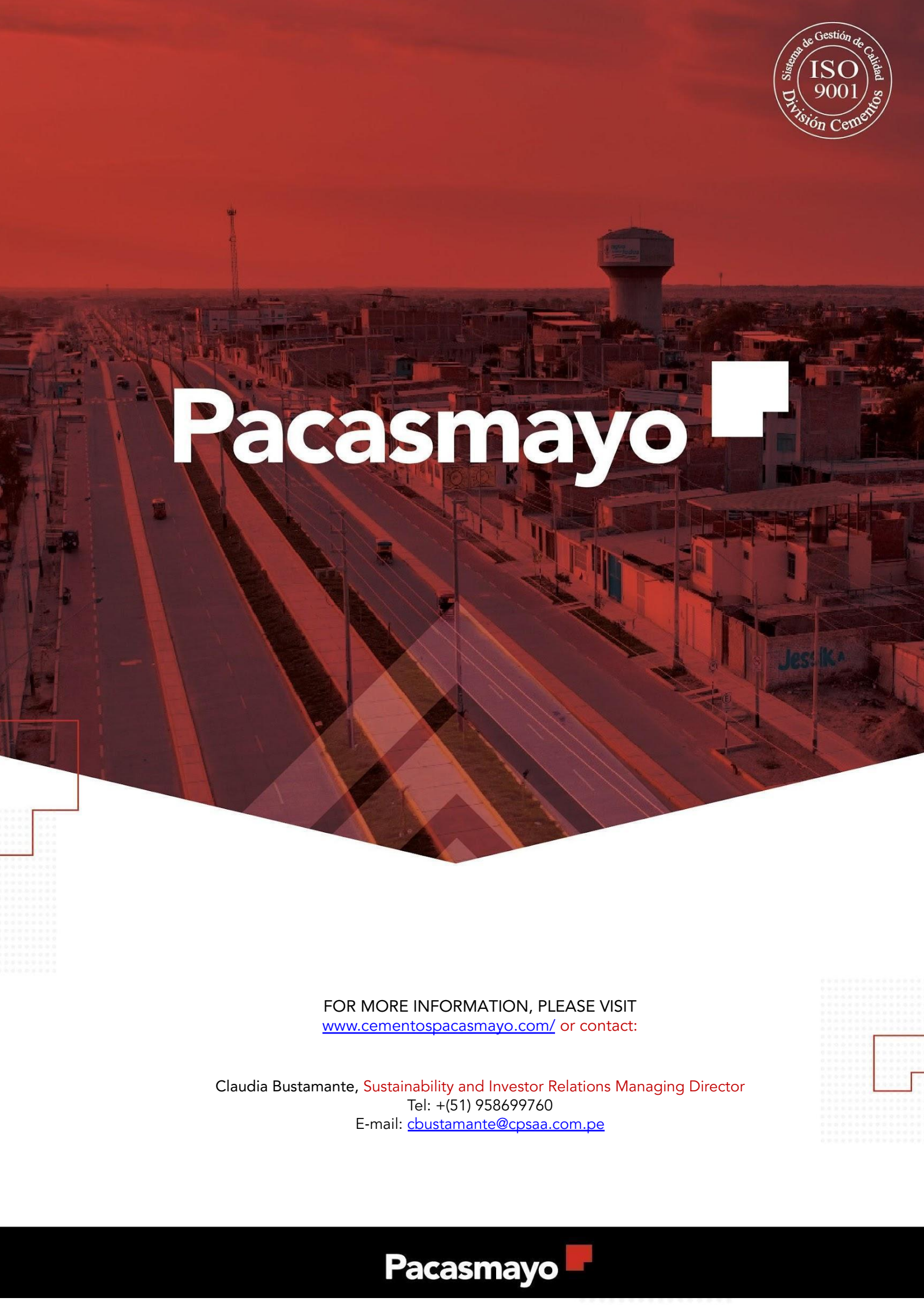 Cementos Pacasmayo S.A.A.'s Q1 2026 Slide Deck