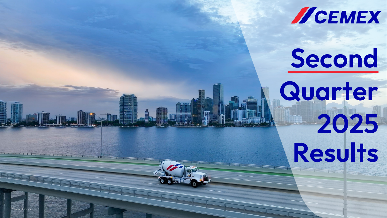 Cemex's Q2 2025 Slide Deck