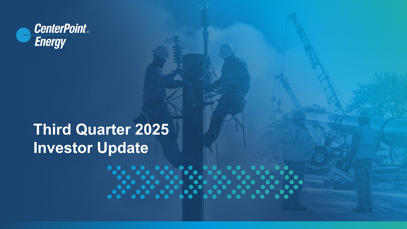 CenterPoint Energy's Q3 2025 Slide Deck
