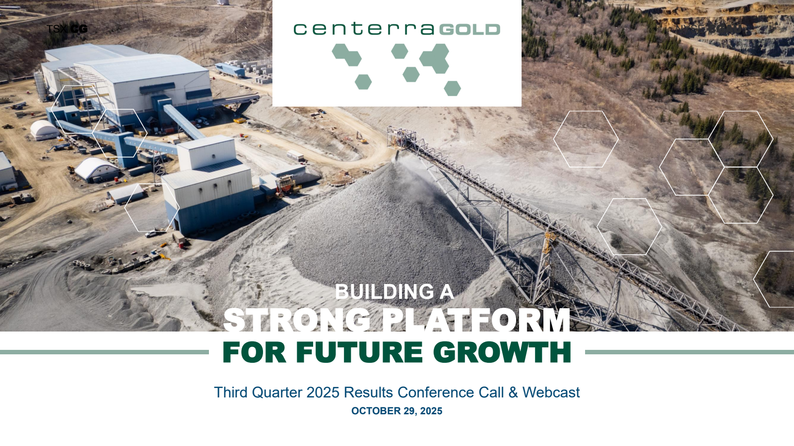 Centerra Gold's Q3 2025 Slide Deck