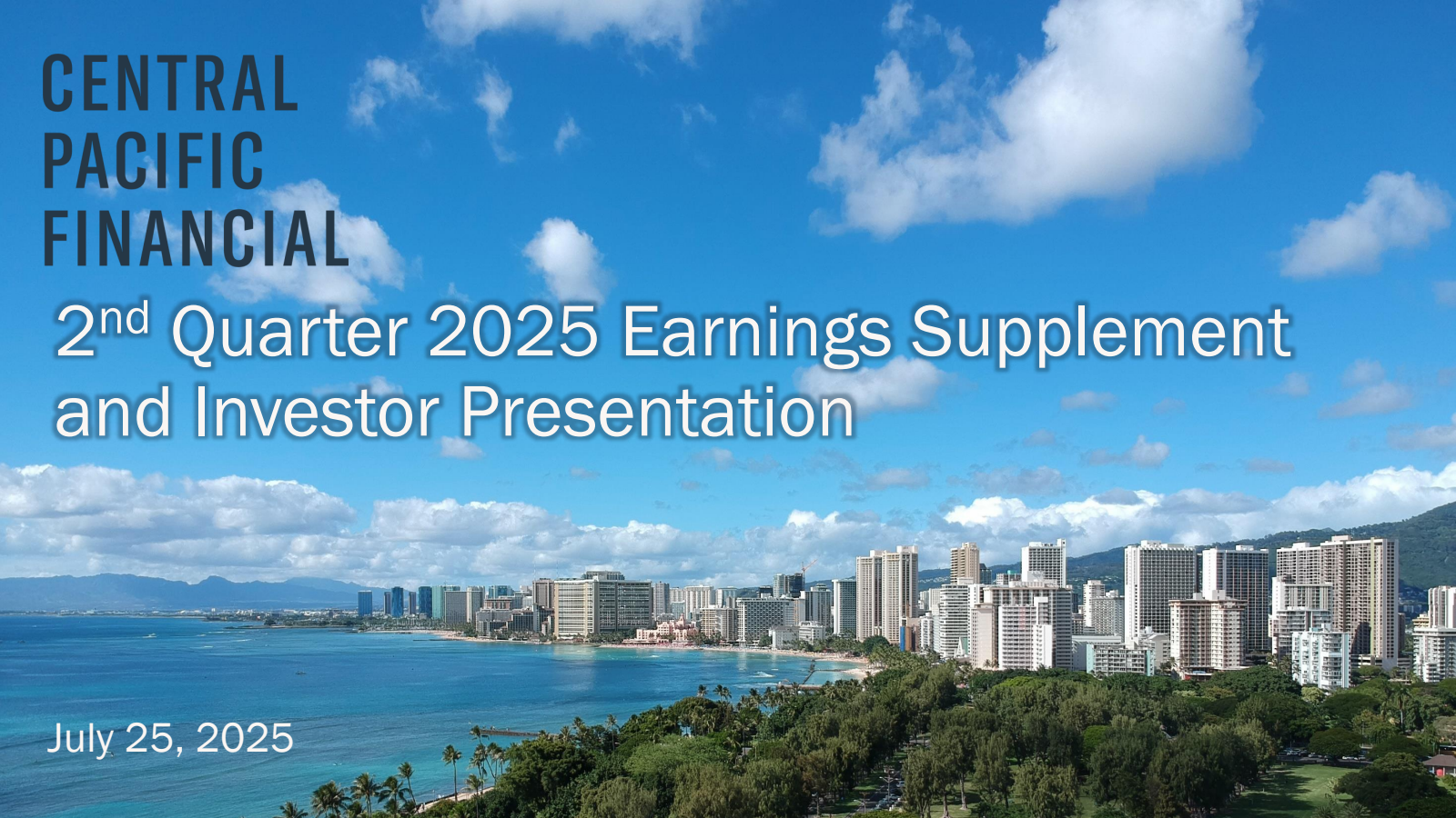 CPB's Q2 2025 Slide Deck