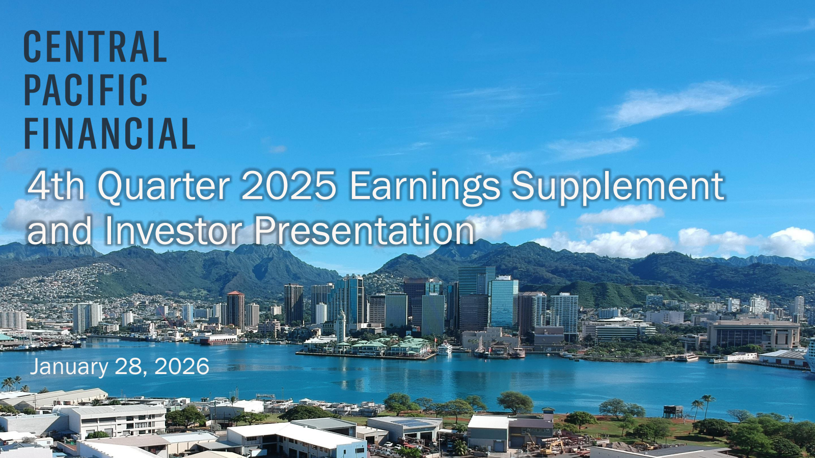 CPB's Q4 2025 Slide Deck