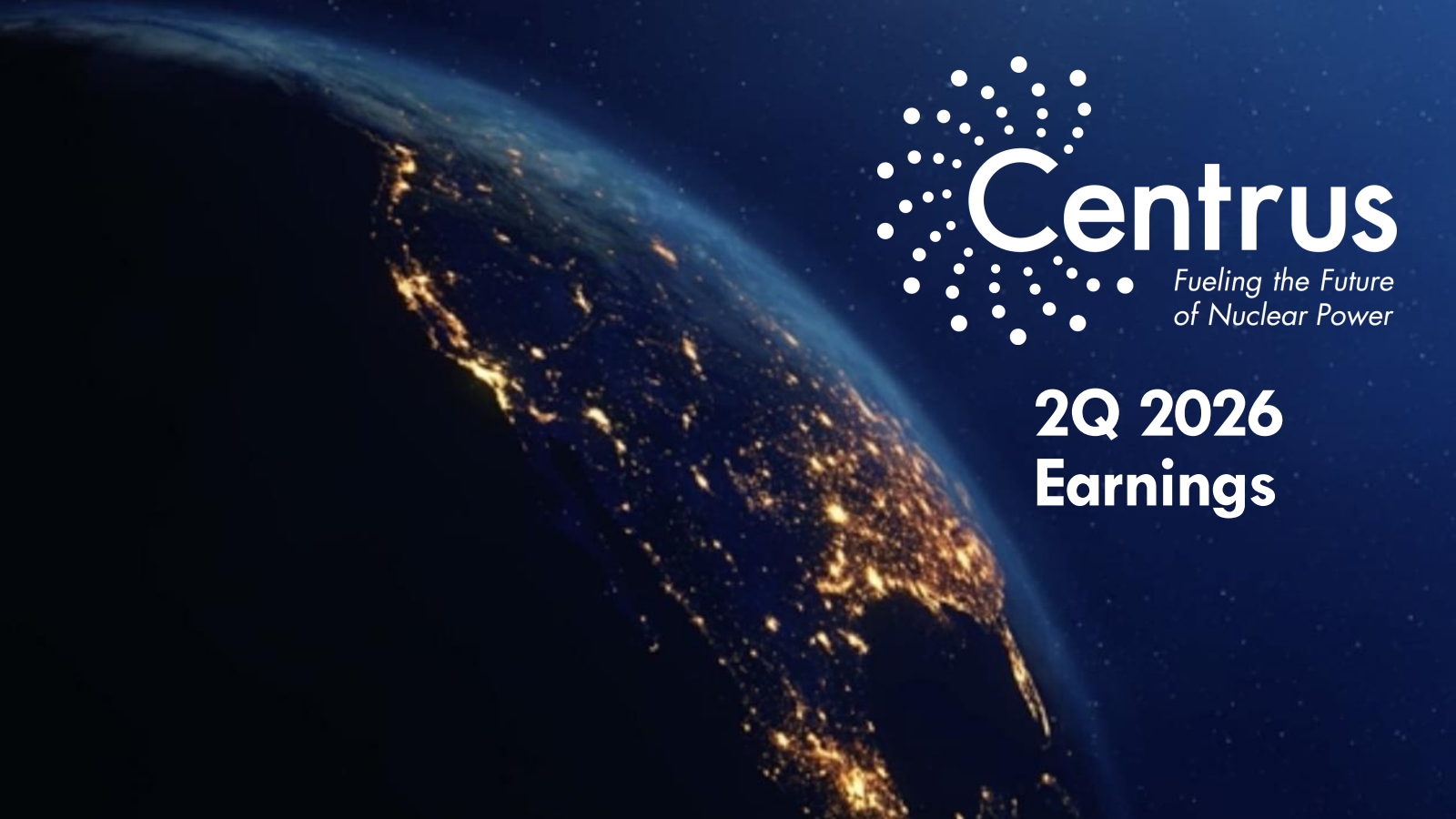 Centrus Energy's Q2 2026 Slide Deck
